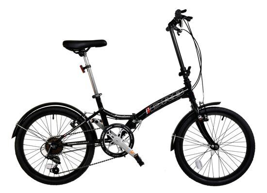 DRB Freedom Folding Commuter Bicycle, 20″ Wheel – Gloss Black