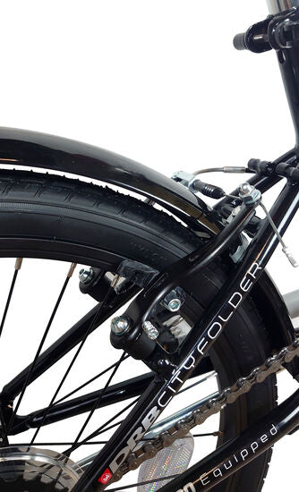 DRB Freedom Folding Commuter Bicycle, 20″ Wheel – Gloss Black